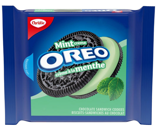 Christie Oreo Mint Sandwich Cookies 261g - [Canadian]