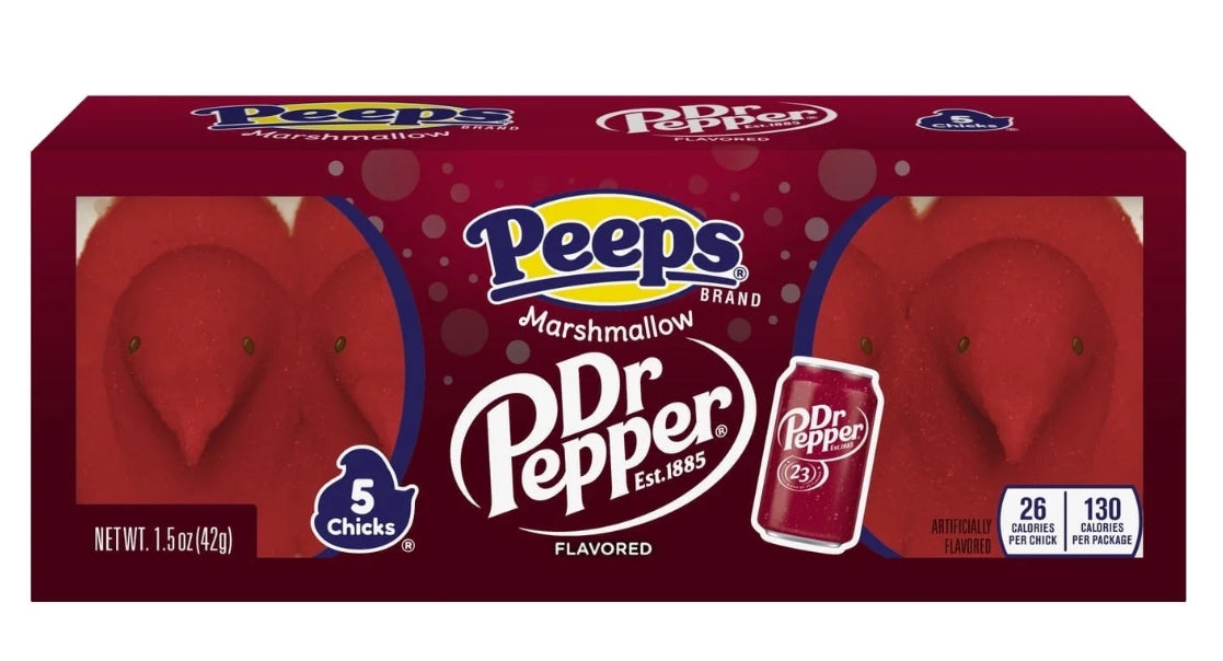 Peeps Easter Dr Pepper Chicks 5PK 1.5oz (42g)