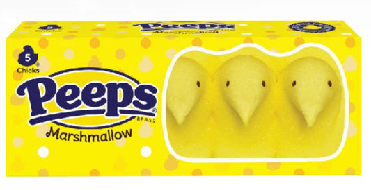 Peeps Easter Yellow Chicks 5PK 1.5oz (42g)