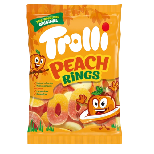 Trolli Halal Peach Rings 100g