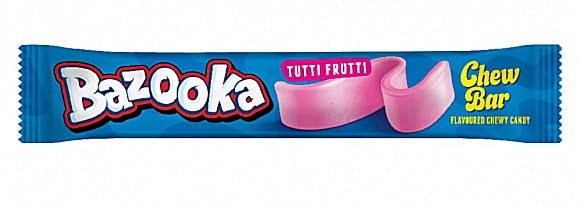 Bazooka Chew Bar Tutti Frutti