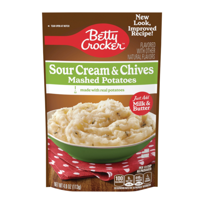 Betty Crocker Sour Cream & Chive Mashed Potatoes 4oz (113g)