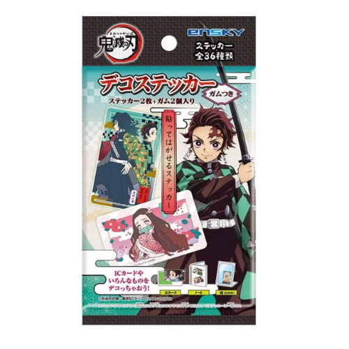 Ensky (Demon Slayer) “Kimetsu no Yaiba” deco sticker 5 with gum