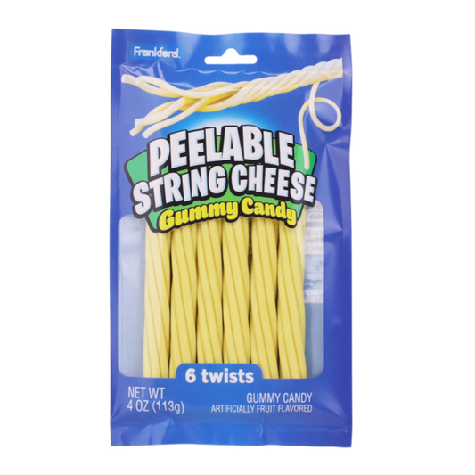 Frankford Peelable String Cheese Gummy Candy 4oz
