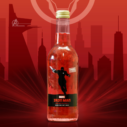 Marvel Iron Man Reactor Red Fruits Soda 330ml