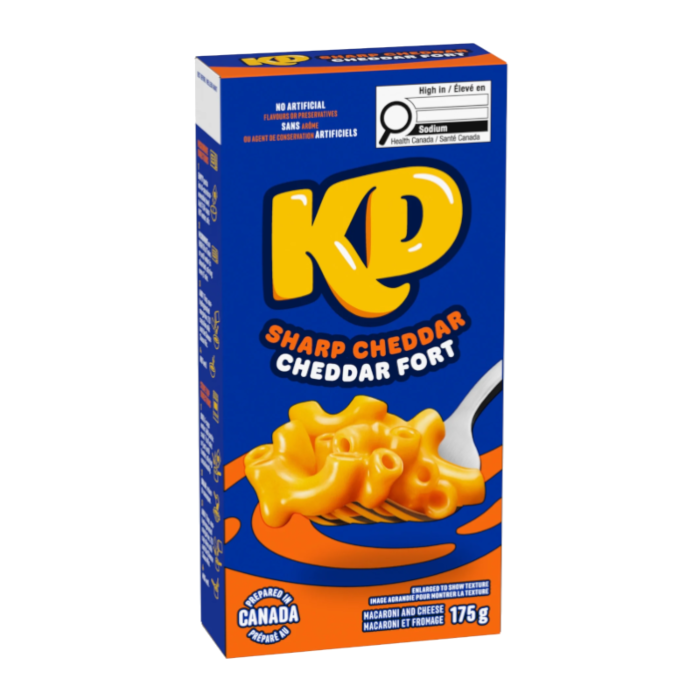 KD Kraft Dinner Sharp Cheddar Macaroni & Cheese 175g