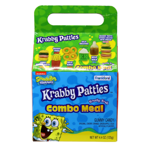 Sponge Bob Krabby Patties Krusty Krab Combo Meal 125g