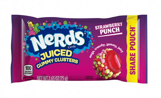 Nerds Juiced Gummy Clusters Strawberry Punch