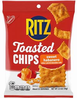 Ritz Bits Toasted Chips Sweet Habanero 2.5oz