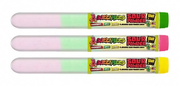 Zed Candy Screamers Sour Powder Tubes
