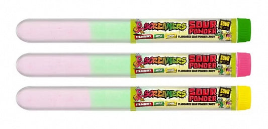 Zed Candy Screamers Sour Powder Tubes