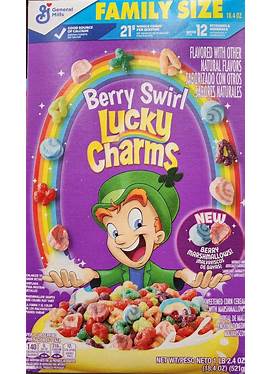 General Mills Berry Swirl Lucky Charms