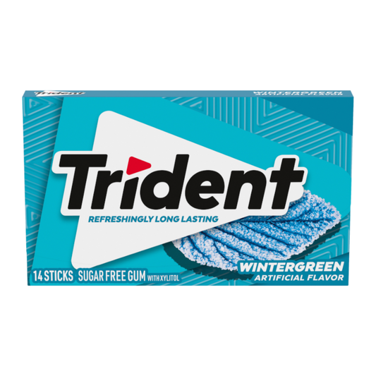 Trident Wintergreen Sugar Free Gum 0.93oz